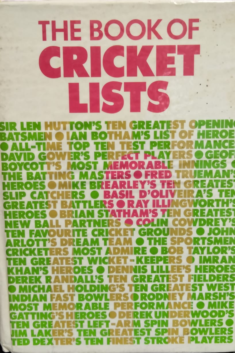 the book of cricket lists